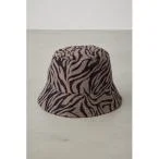 帽子 キャップ ZEBRA PATTERN RV BUCKET HATII/ゼブラパターンRVバケットハットII レディース