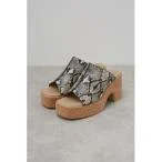 サンダル CENTER SEAM CORK WEDGE SANDALS/センターシームコルクウェッジサンダル レディース