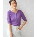 tシャツ Tシャツ PLA シアー ワッフル ヘンリーネック プルオーバー レディース