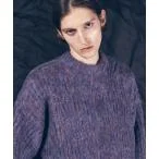 セーター ニット 「UNISEX」Mourine Brushed Kid Mohair Crew Neck Knit Pullover/ムリネブラッシ