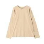 tシャツ Tシャツ BASERANGE SILK LONG SLEEVE TOP レディース