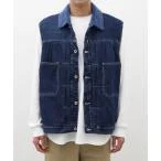 コート ジャケット 「PORTER CLASSIC / ポータークラシック」STEINBECK DENIM BOA VEST メンズ