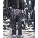 パンツ 「UNISEX」Big Metallic Flower Jacquard One-Tuck Wide Pants/フラワージャガードワンタック