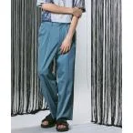 パンツ 「UNISEX」Triacetate Three-Tuck Wide Pants/トリアセテート3タックワイドパンツ「MAISON SPECI