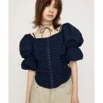 シャツ ブラウス 「2WAY」TIERED SLEEVE CORSET TOPS ティアード スリーブ コルセット トップス レディース