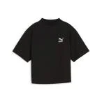 tシャツ Tシャツ PUMA プーマ ウィメンズ CLASSICS リブ リラックス モックネック 半袖 シャツ レディース