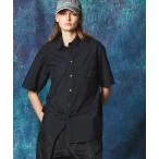 シャツ 「UNISEX」Hyper Waterproof Taffeta Dress-Over Short Sleeve Fatigue Shirt/