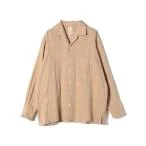 シャツ 「SHIPS DAYS別注」UNDYED:  ダブルガーゼ チェック オープンカラー シャツ メンズ