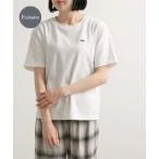 tシャツ Tシャツ 「別注」LACOSTE×DOORS　パイルクルーネックTシャツ レディース