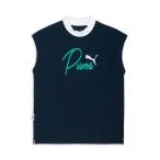 tシャツ Tシャツ PUMA プーマ ウィメンズ ゴルフ ストレッチ ピケ グラフィック ノースリーブ シャツ レディース