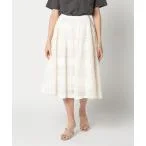 スカート LACE GATHERED SKIRT レディース