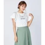 tシャツ Tシャツ ラッフルスリーブTシャツ レディース