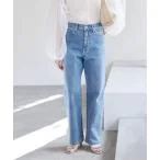 パンツ デニム ジーンズ 「追加7」LE DENIM ストレートパンツ　「洗濯機洗い（弱）可能」 レディース