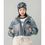 ジャケット Gジャン HOODED DENIM JACKET レディース