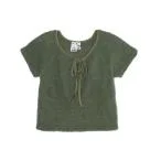 tシャツ Tシャツ TELLY CLOTH TEARDROP S/S TOP レディース