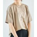 tシャツ Tシャツ 「手洗い可能」EPANOUIEロゴTシャツ レディース