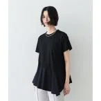 tシャツ Tシャツ アシンメトリぺプラムトップス レディース