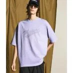 tシャツ 「UNISEX」College Print Prime-Over Pigment Crew Neck T-Shirt/カレッジプリントプライ