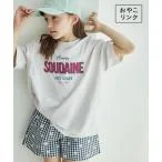 tシャツ Tシャツ 「KIDS」チュールドッキングフリルビスチェ×ロックTシャツセット/リンクコーデ キッズ