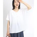 tシャツ Tシャツ 「SALE／E‐QUALITY／手洗い可」リラクシーVネックプルオーバー レディース