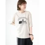 tシャツ Tシャツ 街柄プリントTシャツ レディース