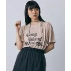 tシャツ Tシャツ グリッターロゴTEE レディース