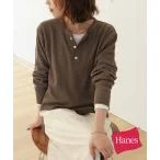 tシャツ Tシャツ HANES/ヘインズ SLOBE別注 WAFFLE 2パックカットソー レディース