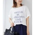 tシャツ Tシャツ ニュアンス ロゴTee レディース