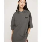 パーカー OVER SIZE HOODED T/SH オーバー サイズ フーディド Tシャツ レディース