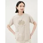 tシャツ Tシャツ フルーツモチーフグラフィックプリントTシャツ レディース