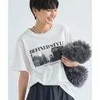 tシャツ Tシャツ BARNYARDSTORM / フォトモノトーンT レディース