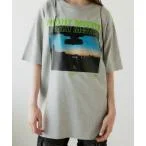 tシャツ Tシャツ OVERSIZE PHOTO PRINT T/SH オーバーサイズ フォト プリント Tシャツ レディース