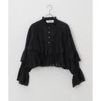 シャツ ブラウス 「SARA MALLIKA」C.JQD VOLUME FRILL SHORT BL：ブラウス レディース