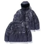 ナイロンジャケット QUILTING LOGO HOODED PUFFER JACKET メンズ レディース