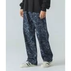 ジーンズ DISCHARGE PRINT DENIM PANTS メンズ レディース