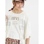 tシャツ Tシャツ 切替ロゴTシャツ レディース