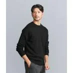 セーター ニット 「WEB限定 WARDROBE SMART」マシーンウォッシャブル ウールミックス アゼ クルーネック メンズ