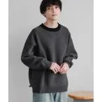 セーター ニット Reversible high gauge crew neck chenille knit/リバーシブル/ハイゲージクルーネックモー