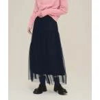 スカート 「eL」Dot Tull Long Skirt/147512 レディース