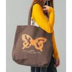 トートバッグ バッグ SPRAY BUTTERFLY PRINT TOTE BAG レディース メンズ