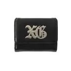 財布 OLD ENGLISH LOGO BUCKLE FAUX LEATHER MINI WALLET レディース