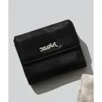 財布 DISTRESSED FAUX LEATHER MINI WALLET レディース