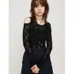 tシャツ Tシャツ HOLE LACE TOPS ホール レース トップス レディース