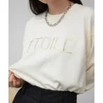 tシャツ Tシャツ 刺繍ロゴニットトップス レディース