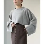 ニット Pure merino wool ショートプルオーバー レディース