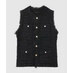 ベスト 「COOHEM」BASIC TWEED VEST (コーヘン/ベーシックツイードベスト) レディース