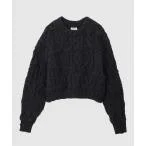 ニット 「WEB限定カラー」「COOHEM」CRAZY ARAN PULLOVER (コーヘン/アランニット) レディース