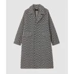 ジャケット ノーカラージャケット 「COOHEM」HERRINGBONE TWEED COAT(コーヘン/ヘリンボーンツイードコート) レディース