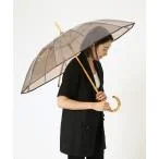 傘 「追加3」「TRADITIONAL WEATHERWEAR」CLEAR UMBRELLA BAMBOO：傘 レディース