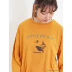 tシャツ Tシャツ 「Moomin×Samansa Mos2」フロッキープリントロングT レディース